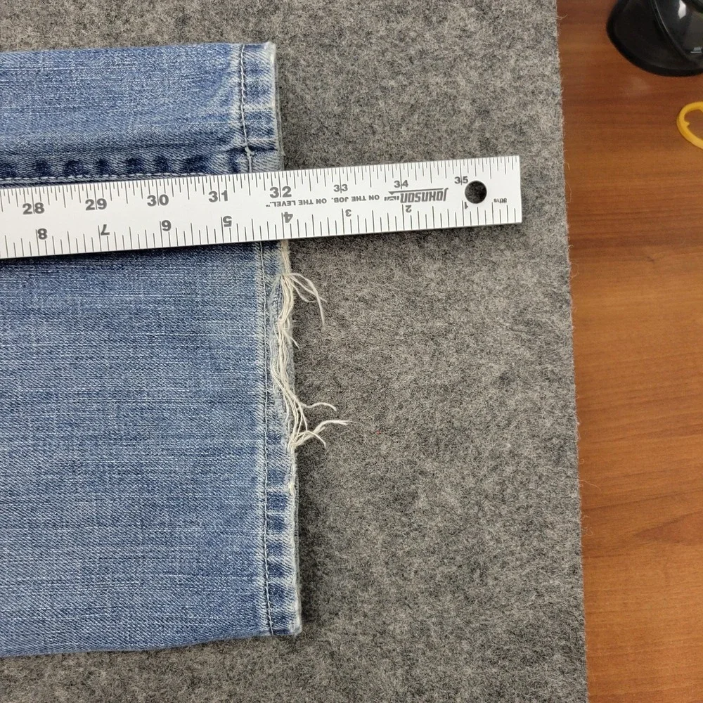 Calvin Klein Jeans Mens 38X32 Denim Streetwear Grunge Americana Straight Leg